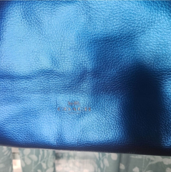RARE Coach hologram iridescent metallic tote bag - Picture 7 of 14